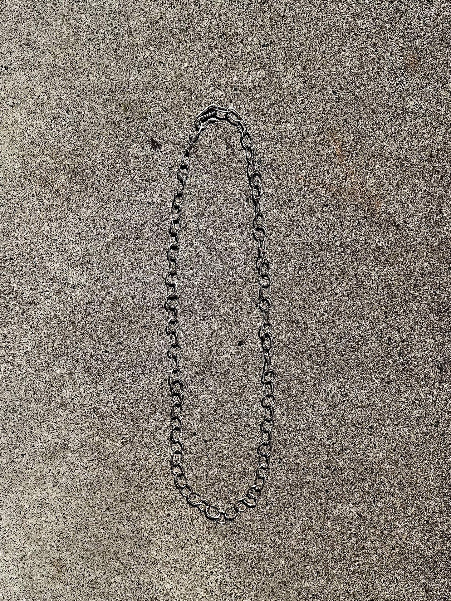 Handmade Oval Chain Necklace