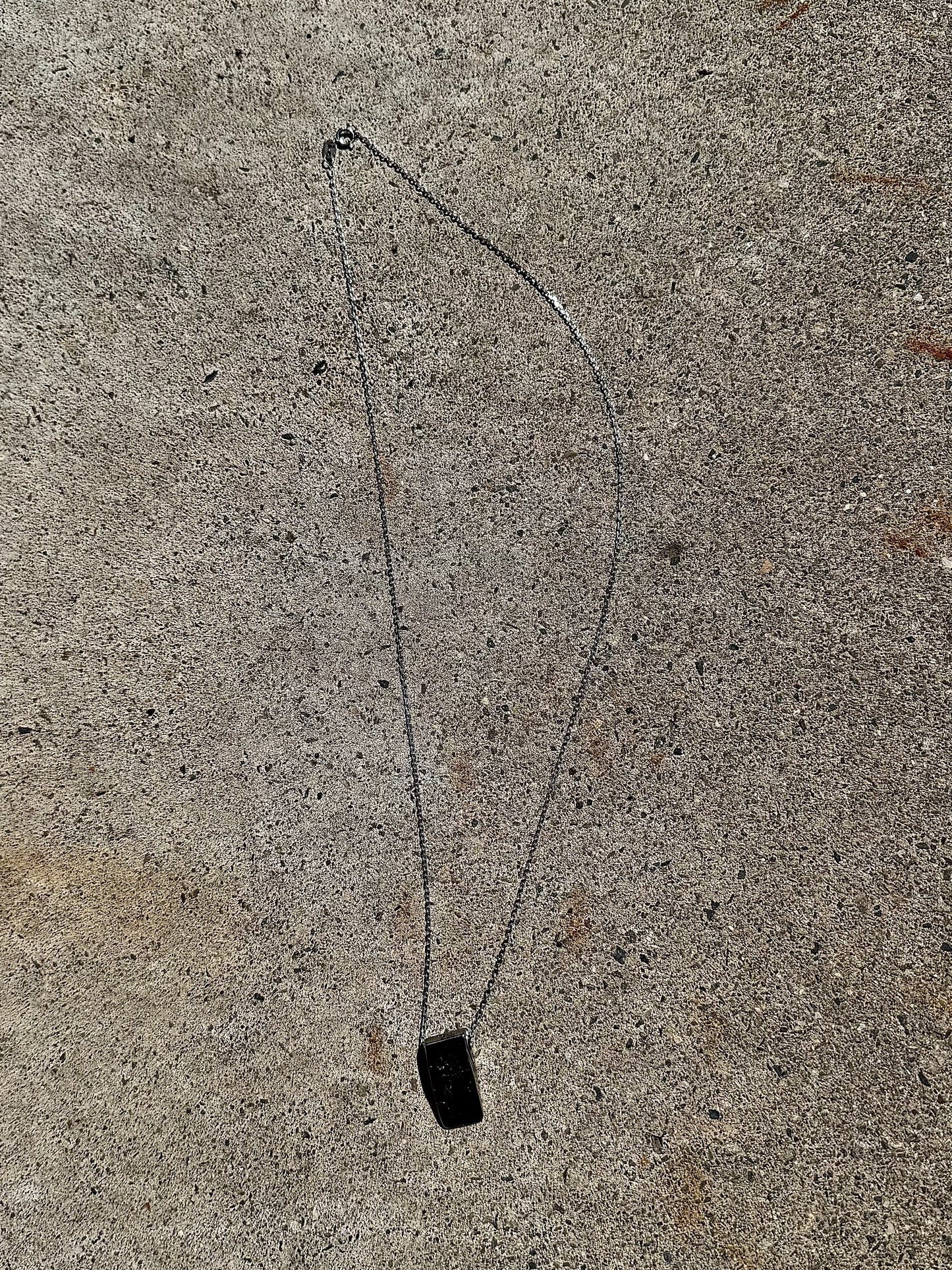 Silver Chain Necklace "日本刀"