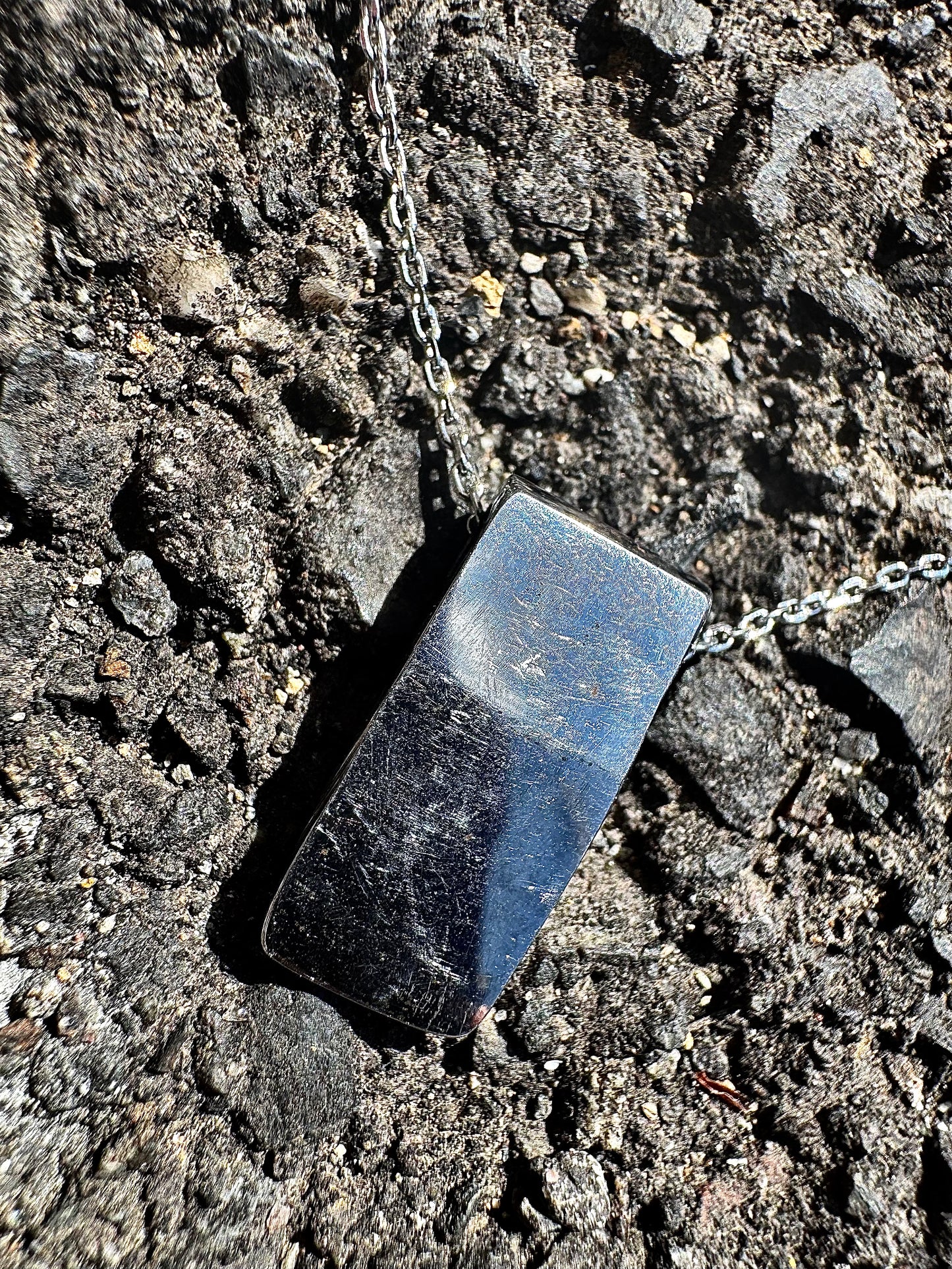 Silver Chain Necklace "日本刀"