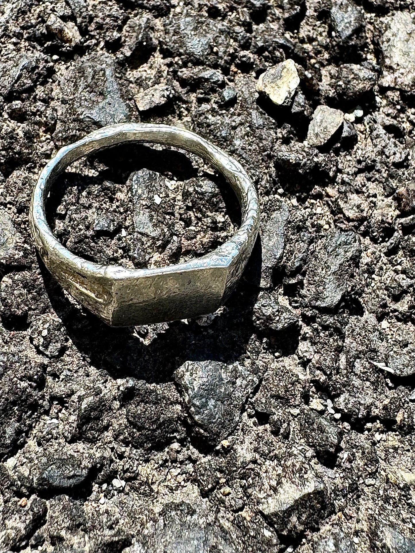 Silver925 Square Signet Ring