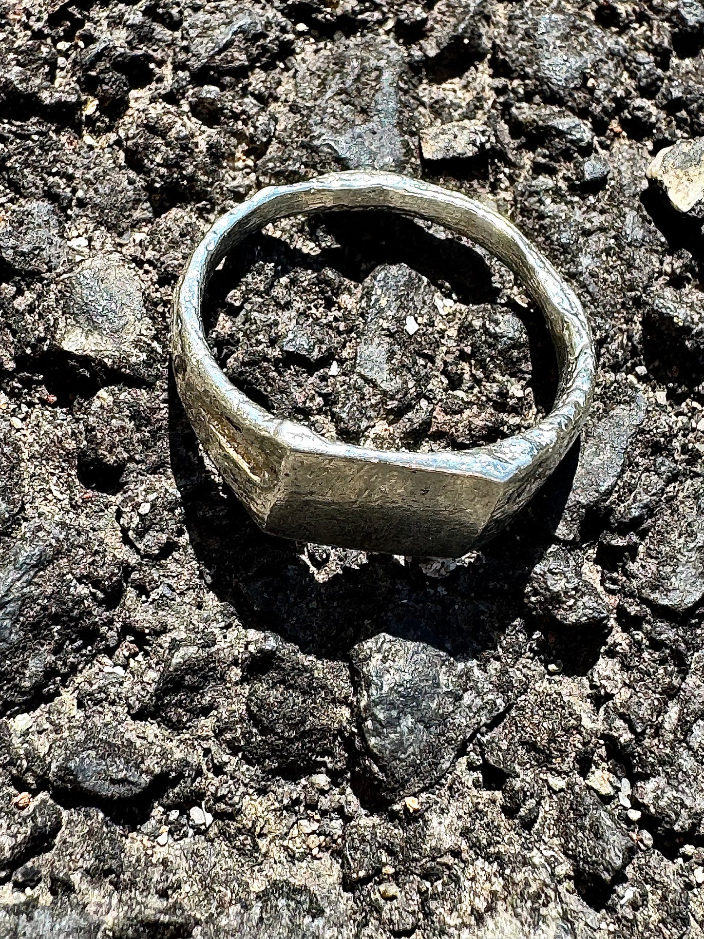 Silver925 Square Signet Ring