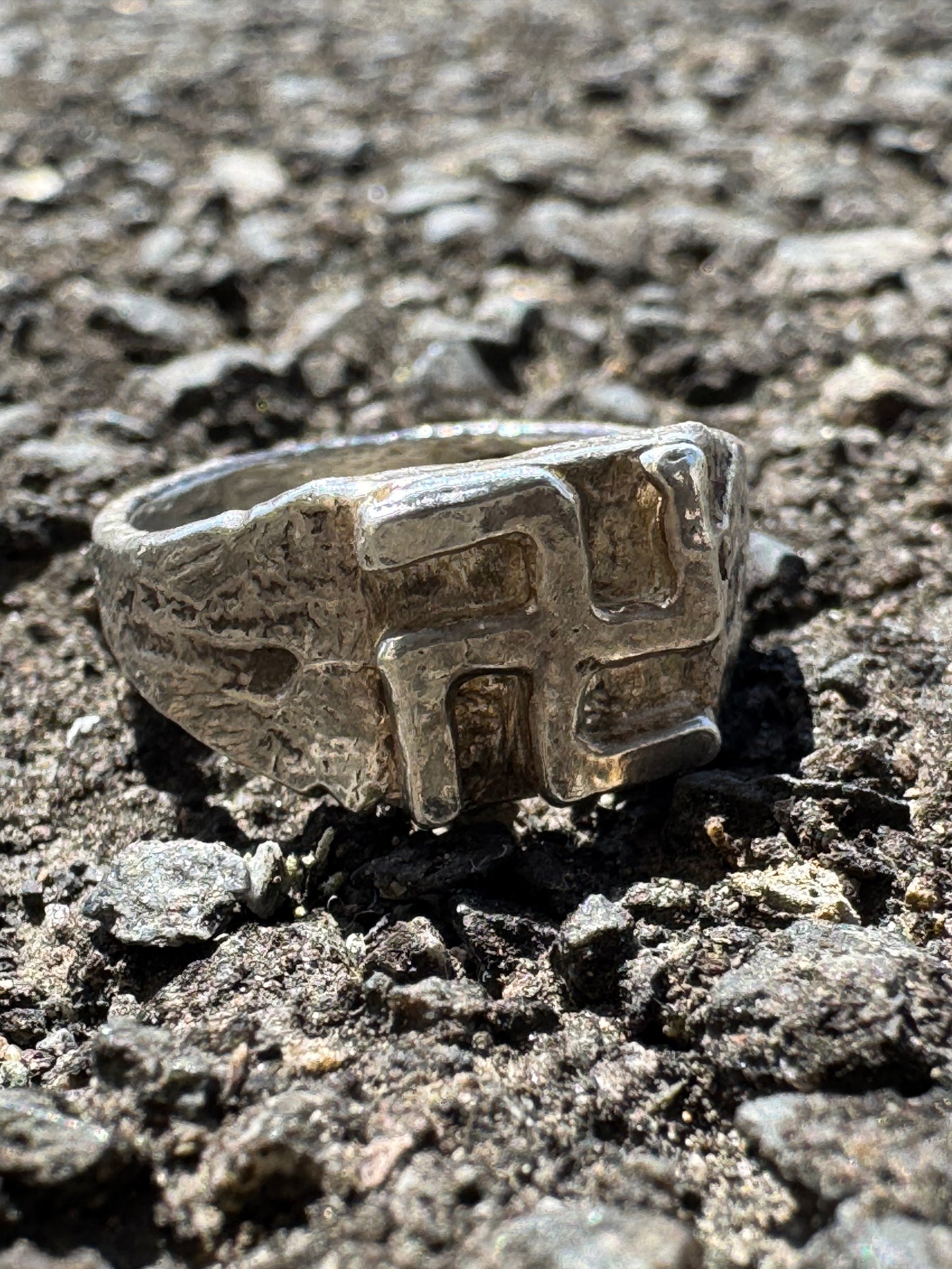 ”MANJI” Silver Ring