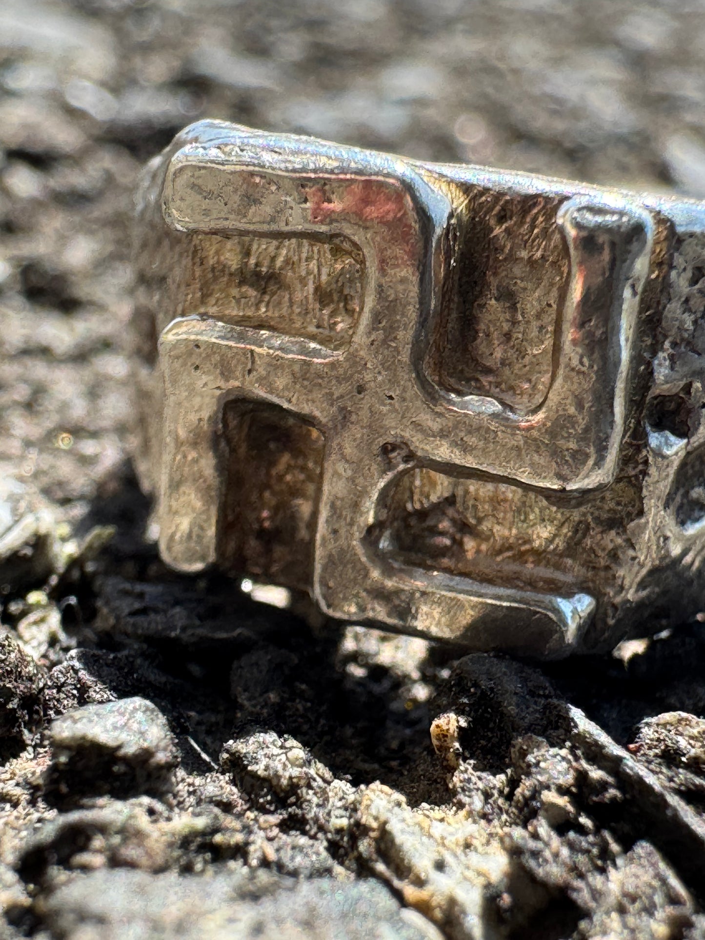 ”MANJI” Silver Ring