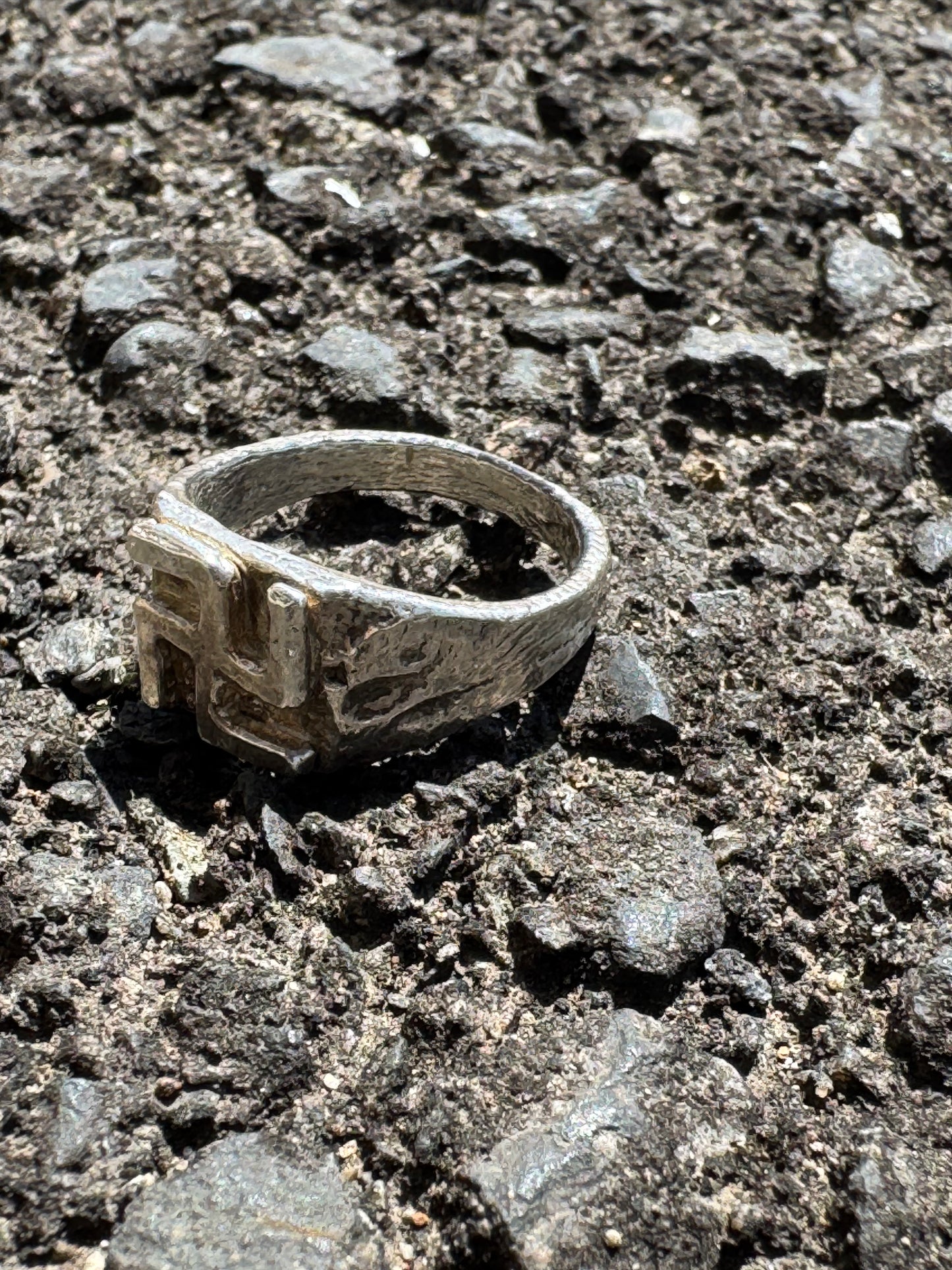 ”MANJI” Silver Ring