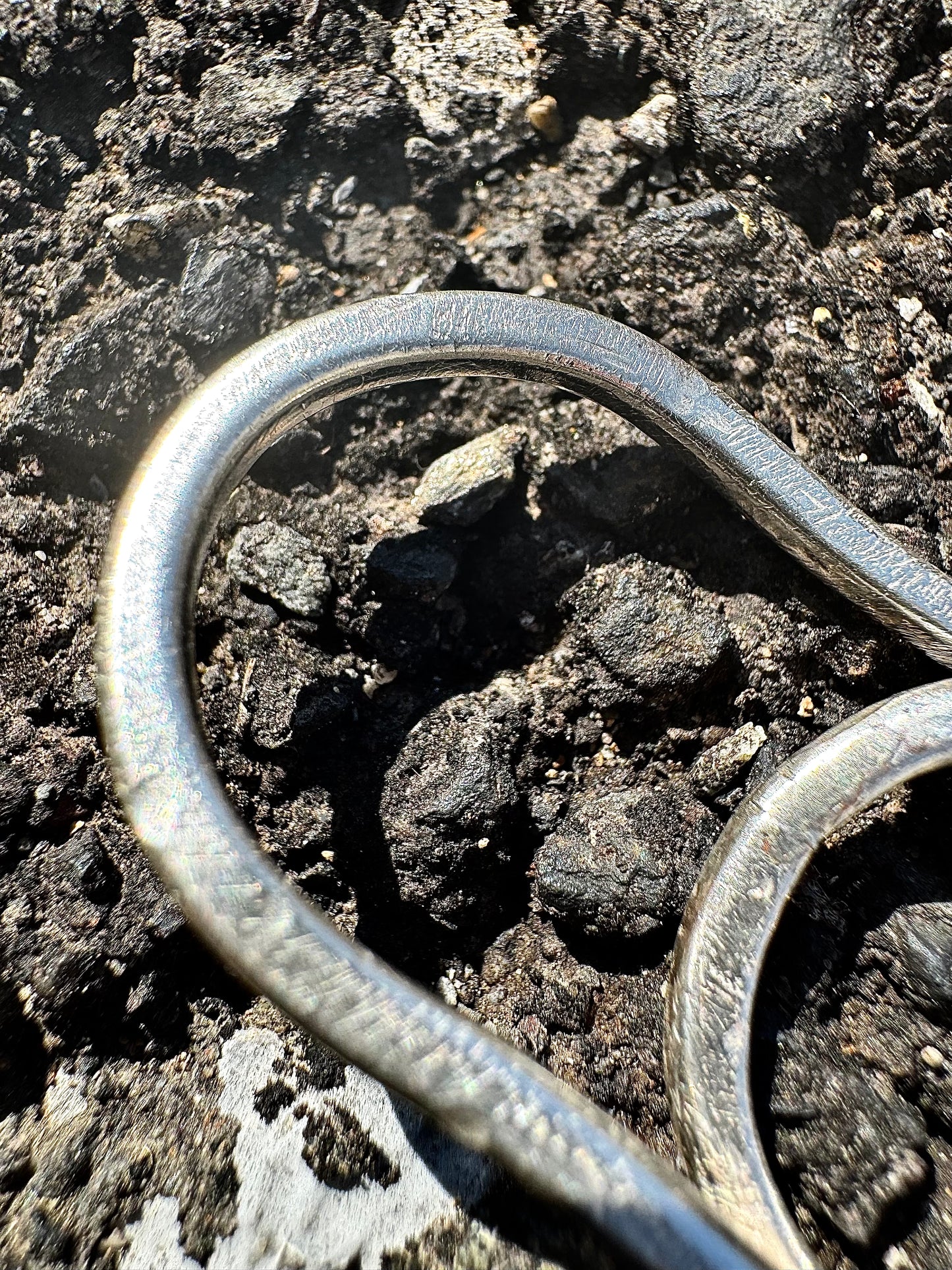 Double Link Silver Ring