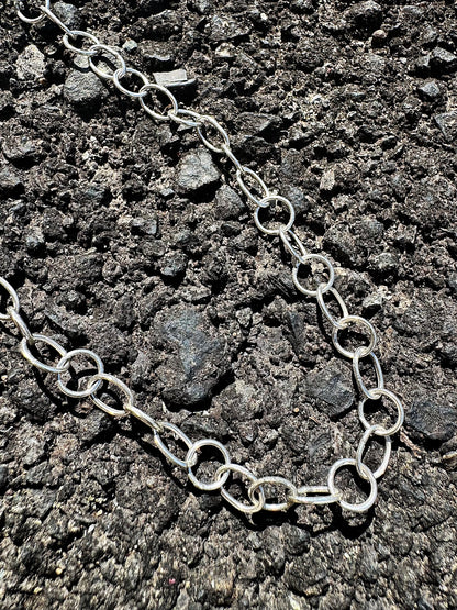 Handmade Oval Chain Necklace