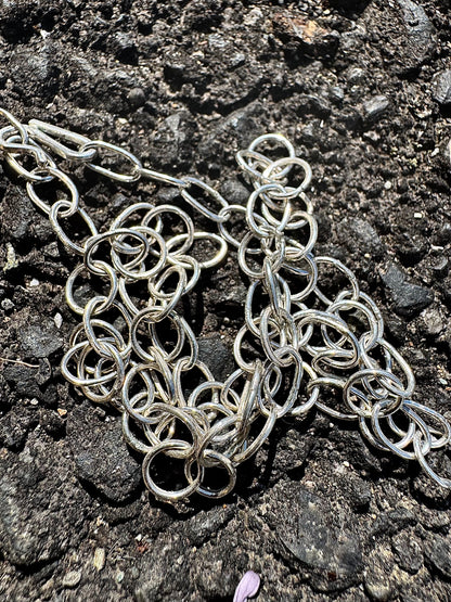 Handmade Oval Chain Necklace