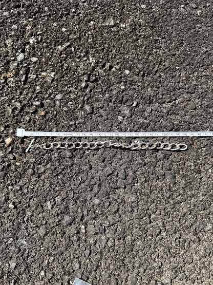Bend Silver Chain Bracelet