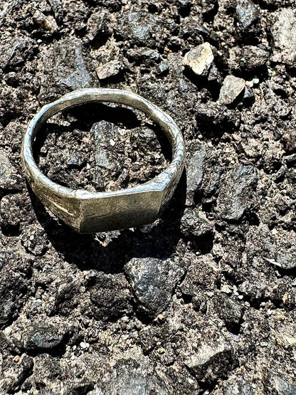 Silver925 Square Signet Ring
