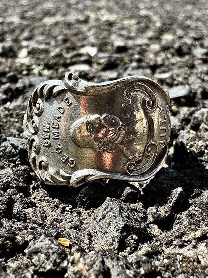 Silver925 Vintage Spoon Ring -GENERAL-