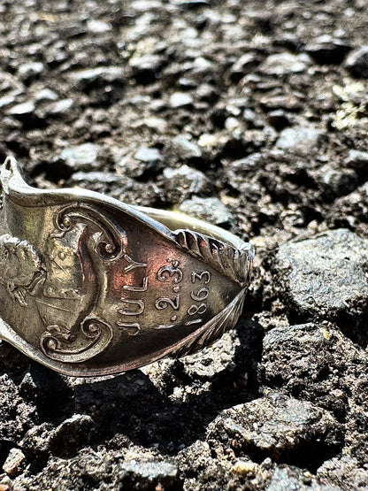 Silver925 Vintage Spoon Ring -GENERAL-