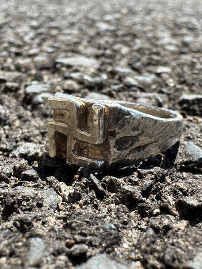 ”MANJI” Silver Ring