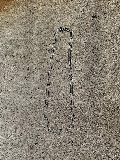 Silver925 Chain Necklace "Paper Clip"