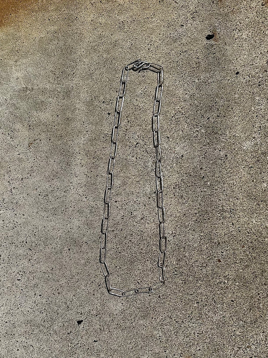 Silver925 Chain Necklace "Paper Clip"